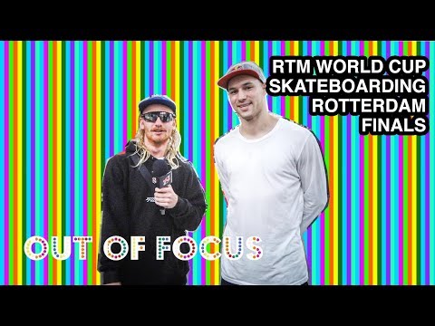 Out of Focus RTM World Cup Skateboarding Finals Ivan Monteiro, Sewa Kroetkov, Vincent Milou