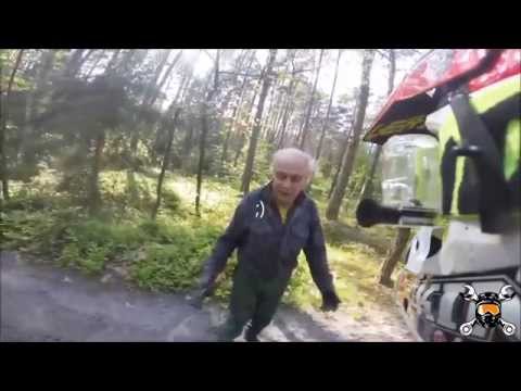 Angry People attack Motocross/Enduro driver #2