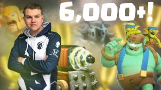 SPARKY = OP! 6,000+ Goblin Giant Sparky Deck LIVE Ladder Gameplay - Clash Royale
