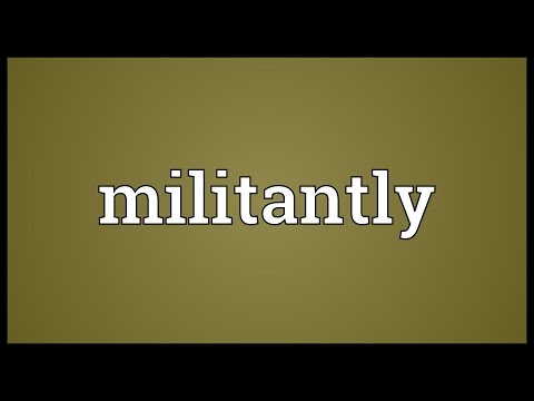 Header of militantly