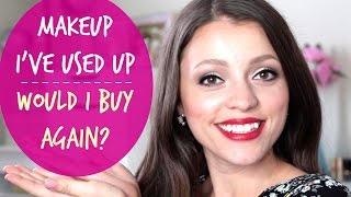Makeup I've Used Up + Would I Buy Again? | August 2015