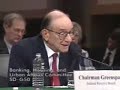 Greenspan states cannot guarantee purchasing power Senate Banking Committee 2005