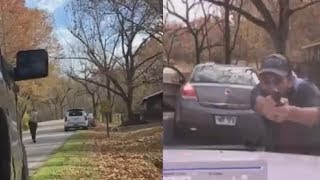 Dashcam video captures shocking shootout with police in Arkansas