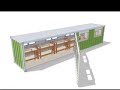 Emergency Shelter Homes video showing the potential for containers.