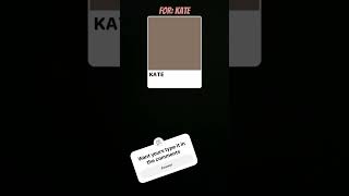 For Kate