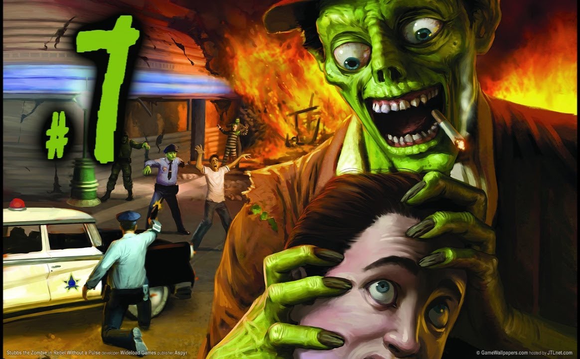 Прохождение Stubbs the Zombie #7 - Зомби приспичило отлить.