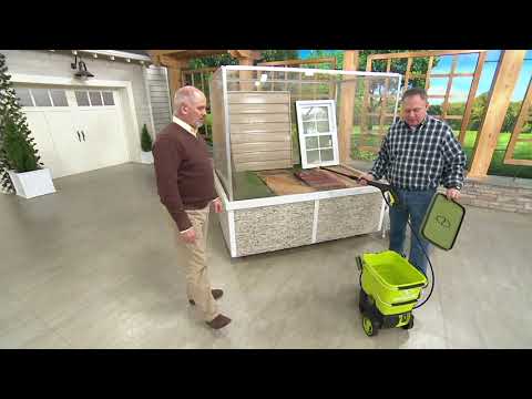 Sun Joe 1160 MAX PSI 40V Cordless Portable Pressure Washer on QVC