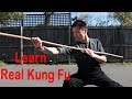 Shaolin Kung Fu Wushu Basic Bo Staff Training Session 1