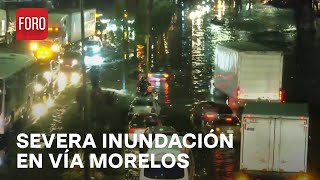 Vía Morelos En Ecatepec Inundada Tras Intensas Lluvias - Hora 21