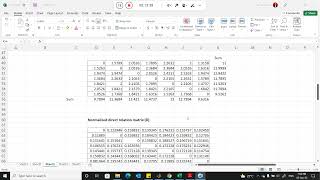 Dematel Mcdm In Excel