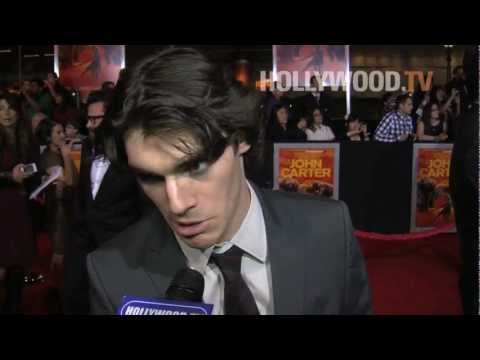 Taylor Kitsch RJ Mitte Lynn Collins and Frankie Muniz attend John Carter