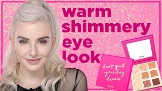 Warm Shimmery Eye With Dont Quit Your Day Dream Palette