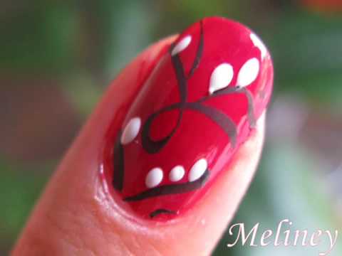 Konad Nail Art Stamping Tutorial - Blood Forest Nails for Short nails