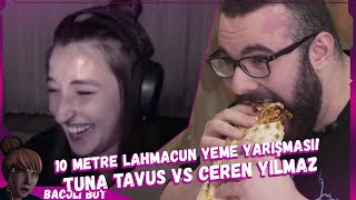 Pqueen - 10 Metre Lahmacun Yeme Yarişmasi İzliyor Orkun Işıtmak