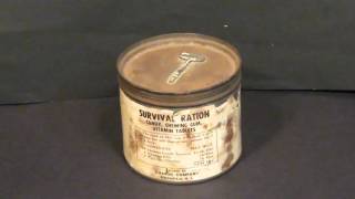 Survival Ration Vietnam-Era Produced In 1967 Openingreview Taste Test.