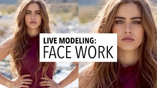 Live Modeling Face Work