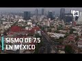 Se registra sismo de magnitud preliminar  7.5  en CDMX - Exp...