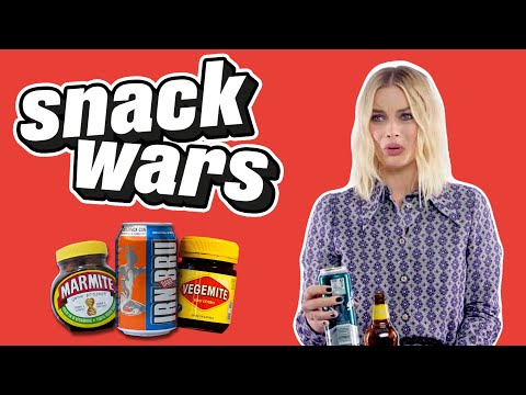 I, Tonya’s’ Margot Robbie Eating British And Australian Snacks, Talks Being James Bond