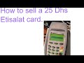 Selling A 25 Dh Etisalat Card Al Waha