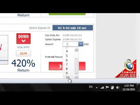 American binary option formula
