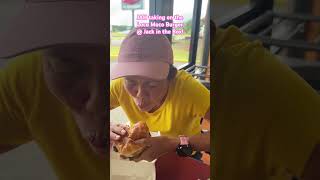 Jah Taking On The Loco Moco Burger At Jack In The Box