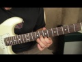 Stevie Ray Vaughan - Pride and Joy - How to play on guitar - tutorial - opening