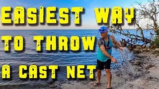 How To Throw A 4 To 6 Foot Cast Net For Beginners