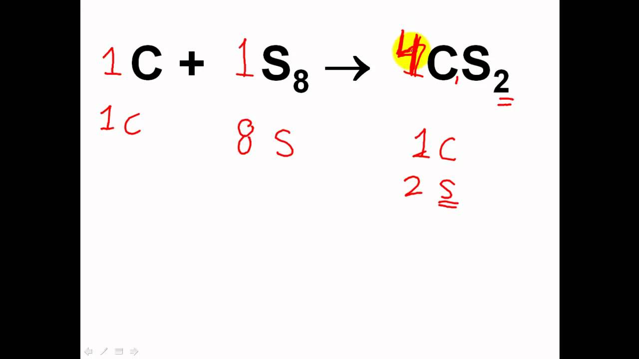 How to Balance Chemical Equations amp; Reactions 1  EASY!  YouTube