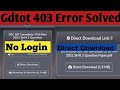 Gdtot New Direct Download Process 2024 | Gdtot login 403 Authorisation Problem Solved