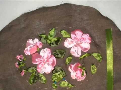 Мастер класс вышивки лентами мимоза Мастер класс вышивки лентами мимоза