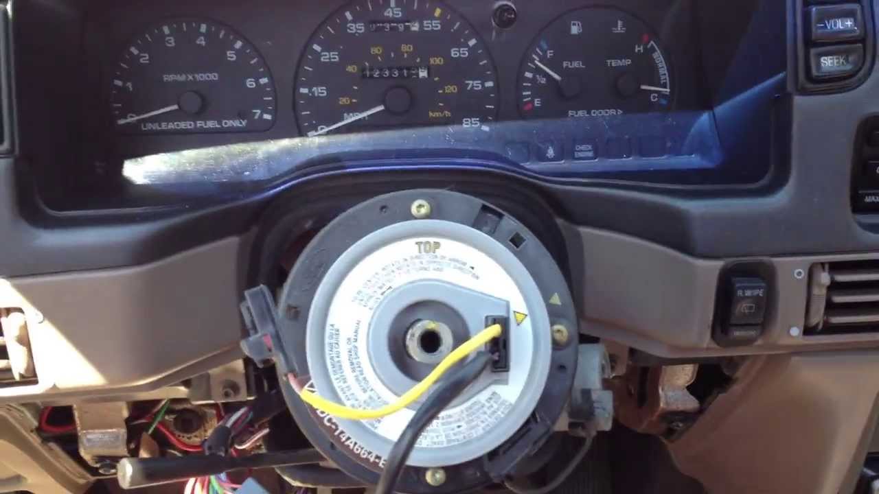 1995 Ford escort steering wheel removal