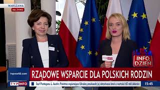 Spada Stopa Bezrobocia. Minister Maląg Gościem Tvp Info