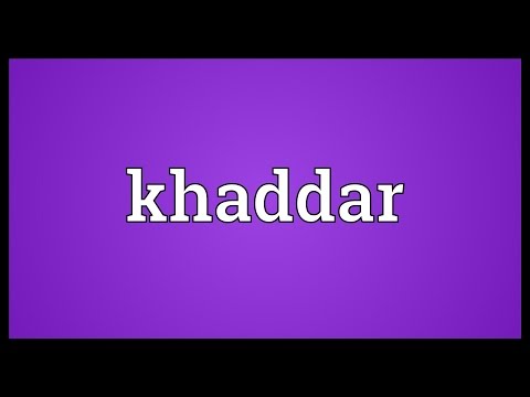 Header of khaddar