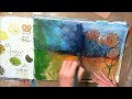 Art Journal Page Background - Layering