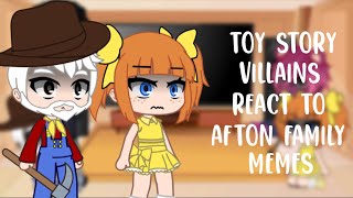 Toy Story Villains React To Afton Family Memes Fnaf Gacha Club Itz Tiger Kitty