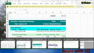 Excel Vba For Beginners Vol .1 - 3 Vba Editor Vbe D-Tutorial