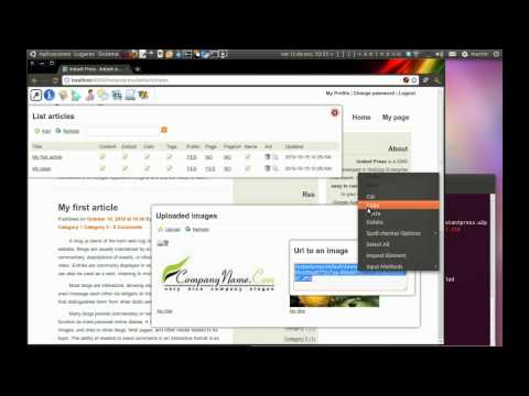 Instant Press CMS - Web2py Framework Tour Instant Press CMS - Web2py Framework Tour