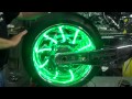 ALL THINGS CHROME GREEN LED WHEEL LIGHTS PLUS A LITTLE BEAT BOX