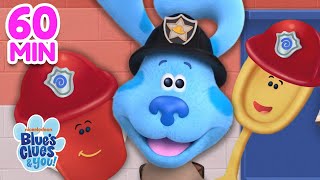 Blue Plays A Game With Firefighters Shovel & Pail Vlog Ep. 74 1 Hour Blues Clues & You
