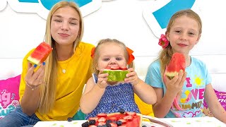 Nastya, Maggie and Naomi - DIY for kids