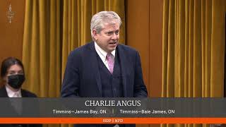 Charlie Angus Challenges Government on St. Anne's IRS Report