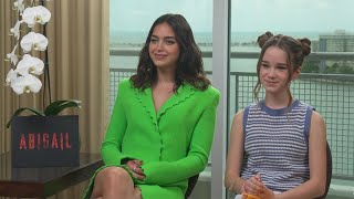 Melissa Barrera & Alisha Weir Interview Abigail
