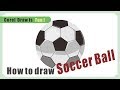 Let's draw a Soccer Ball by Corel Draw ! (같이 그려요, 축구공)
