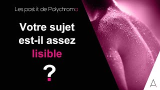 Visible ou lisible ?