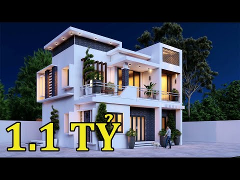 CHIÊM NGƯỠNG Ngôi Biệt Thự 2 Tầng Hiện Đại Trị Giá 1.1 Tỷ Nhà Anh Trọng Tại Hải Phòng #KT1023