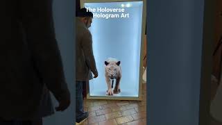 Holographic Lion - Holoart By The Holoverse