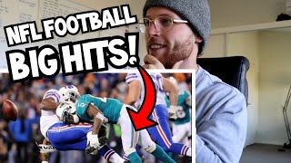 Rugby Player Reacts to NFL Biggest Football Hits Ever YouTube Video!