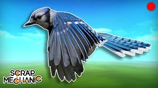 Building a Flying Bird! - Scrap Mechanic Live Stream