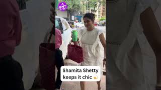 Shamita Shetty Turns Heads With Her Stylish Exit
