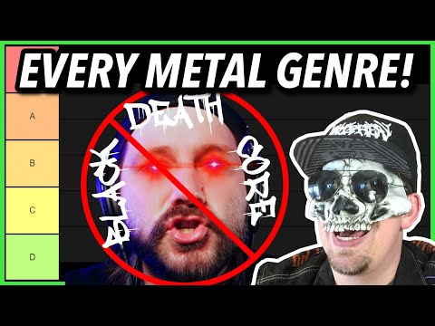 EVERY Metal Genre RANKED (Become The Knight Response)